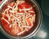 ダイエットに！トマトの野菜と茸スープ作り方2写真