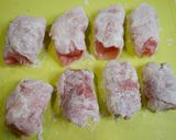 簡単！ベビーチーズ☆カレーミニ肉巻き作り方3写真