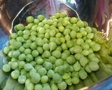育ちすぎ　きぬさやえんどうで豆チャーハン作り方1写真
