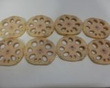れんこんとチーズのはさみ揚げ作り方1写真