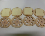 れんこんとチーズのはさみ揚げ作り方2写真
