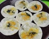 ＊餃子の皮でシラスとねぎのピザ＊作り方5写真