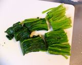ほうれん草とはんぺんのピリ辛胡麻和え☆作り方3写真