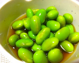 ひんやりおつまみ☆枝豆の簡単おひたし作り方3写真