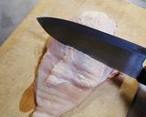 レンジで簡単！ゴーヤとむね肉の挟み蒸し作り方1写真