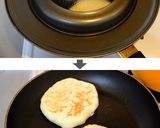 早くて簡単♡平焼きハム＆チーズパン！作り方5写真