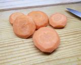 厚揚げとにんじん・いんげんの煮物作り方1写真