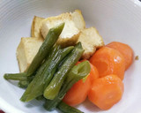 厚揚げとにんじん・いんげんの煮物作り方11写真