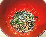 冷やしトマトの大葉と塩昆布のドレッシング作り方2写真