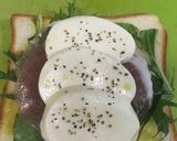 モッツァレラ生ハム大葉サンド作り方4写真