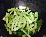 素朴なおいしさ!小松菜とじゃこの炒り豆腐作り方2写真
