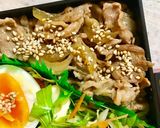 メインは焼肉♪娘のお弁当作り方1写真