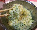 キャベツと桜えびの山芋トロトロ焼き作り方3写真
