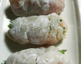 ささ身の柚子胡椒風味 梅しそ巻き♪作り方5写真