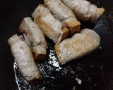 厚揚げの肉巻きガリソース＆ベーコン巻き作り方5写真