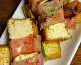 厚揚げの肉巻きガリソース＆ベーコン巻き作り方8写真