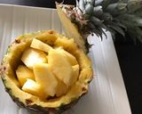 パイナップルの飾り切り作り方4写真