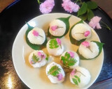旬の魚の昆布締めで桜の押し寿司作り方16写真