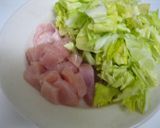 鶏肉とキャベツのマジックマヨソース炒め♪作り方2写真