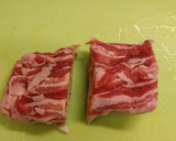 なんきんと豚肉の甘辛炒め作り方2写真