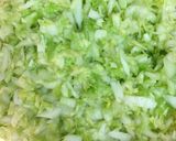 簡単な自家製ニラとキャベツの餃子作り方1写真