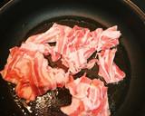 なんきんと豚肉の甘辛炒め作り方3写真
