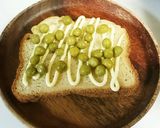 ＊お豆のチーズトースト＊作り方2写真
