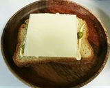 ＊お豆のチーズトースト＊作り方3写真