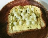 ＊お豆のチーズトースト＊作り方4写真