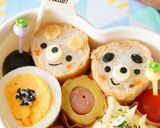 お弁当に♡こぐまとこいぬのお稲荷さん♡作り方4写真
