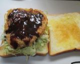 一人ランチ♡ソース絶品カツサンド作り方4写真