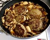 キノコたっぷり和風ハンバーグ作り方11写真