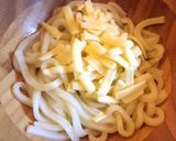 焼肉マヨ釜玉サラダうどん作り方2写真