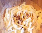 焼肉マヨ釜玉サラダうどん作り方3写真