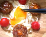 焼肉マヨ釜玉サラダうどん作り方6写真