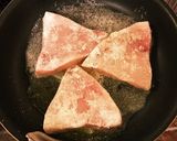 簡単めかじきソテー バジル味♡作り方4写真