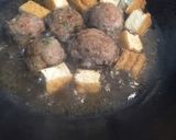 椎茸肉詰めと厚揚げ グリーンカレー風味作り方4写真