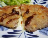 チーズが溢れる♪豚こまキノコチーズカツ♪作り方17写真
