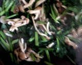 ほうれん草としめじの炒りごま和え作り方1写真