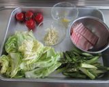 アスパラとベーコンのレモンクリームパスタ作り方2写真