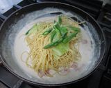 アスパラとベーコンのレモンクリームパスタ作り方6写真