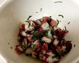 タコのオイルパスタ作り方1写真