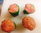 ピーマンの肉詰め 照り焼き味作り方4写真