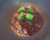 ピーマンの肉詰め 照り焼き味作り方8写真