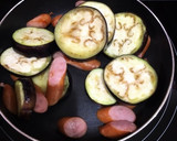 簡単☆なすとウインナーのトマト煮込み作り方2写真