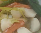 アスパラと蕪とおくらの温野菜くるみソース作り方8写真