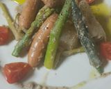 アスパラと蕪とおくらの温野菜くるみソース作り方9写真