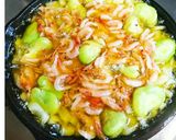 *そら豆と桜えびのスパニッシュオムレツ*作り方5写真