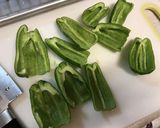 野菜嫌いもパクパク❤️ピーマンの肉詰め作り方3写真