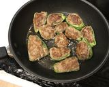 野菜嫌いもパクパク❤️ピーマンの肉詰め作り方9写真